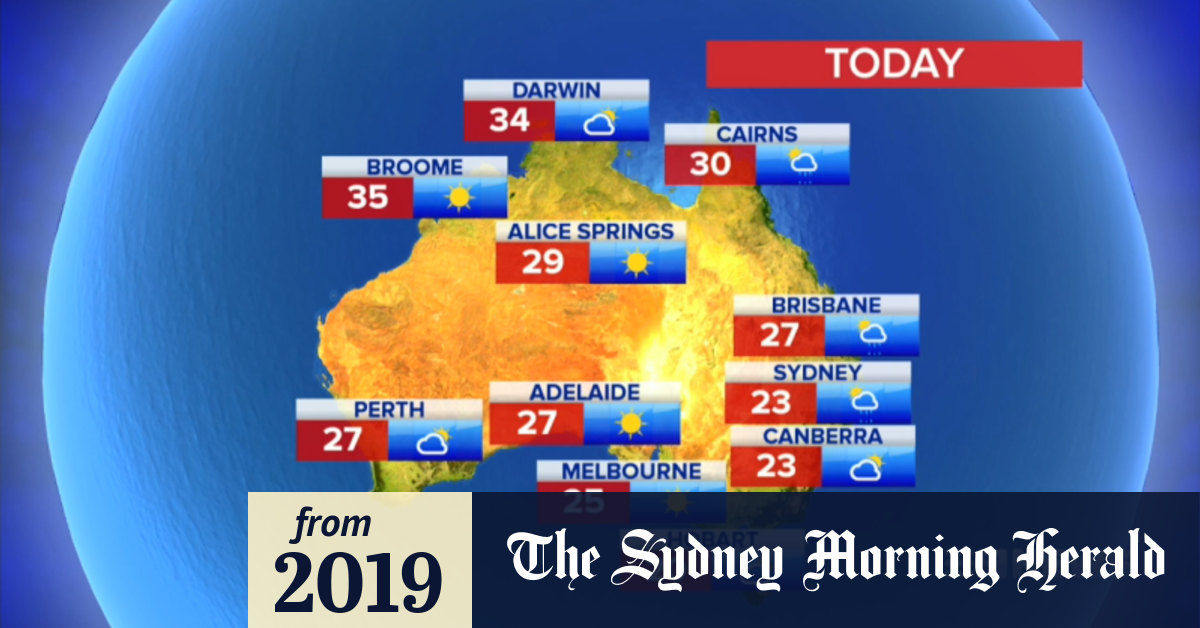 Weather forecast australia today